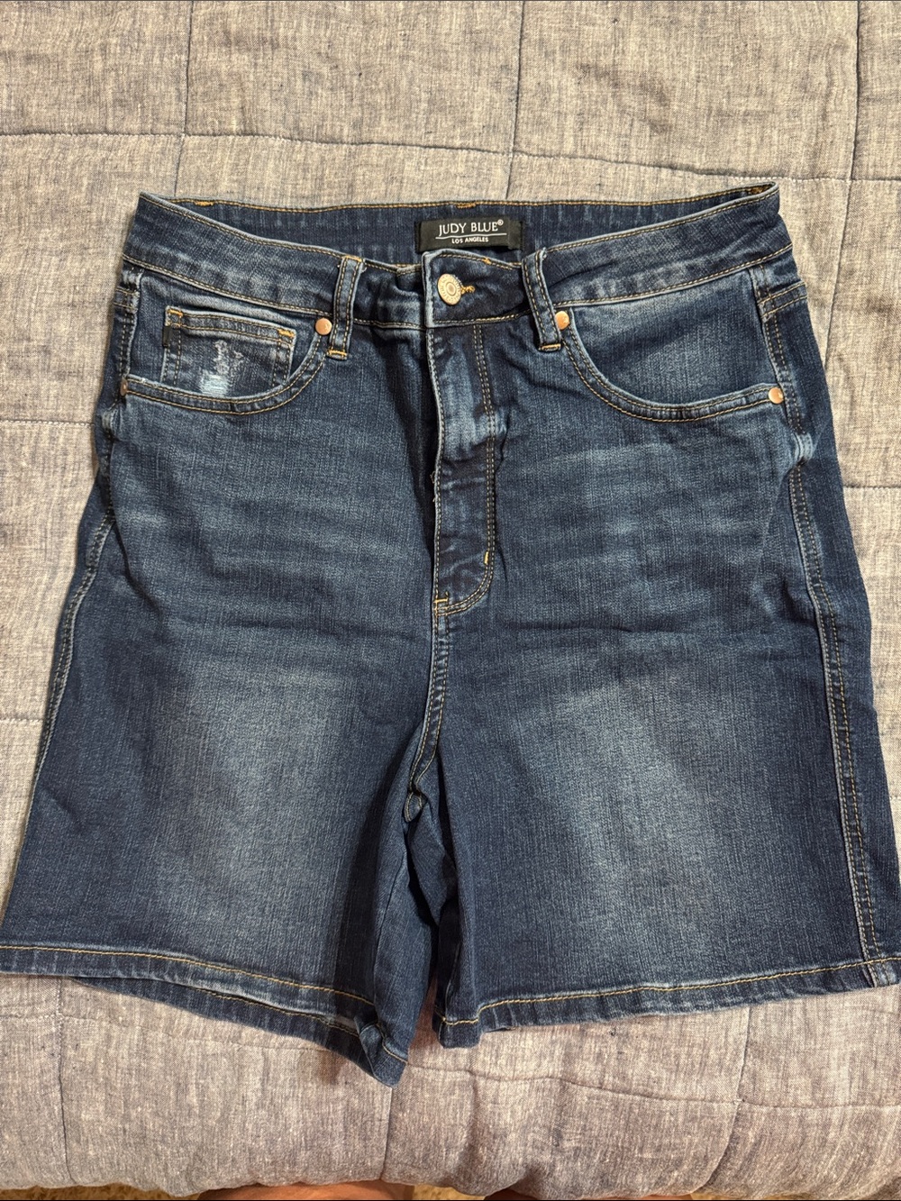 Judy Blue Indigo Wash Denim Shorts